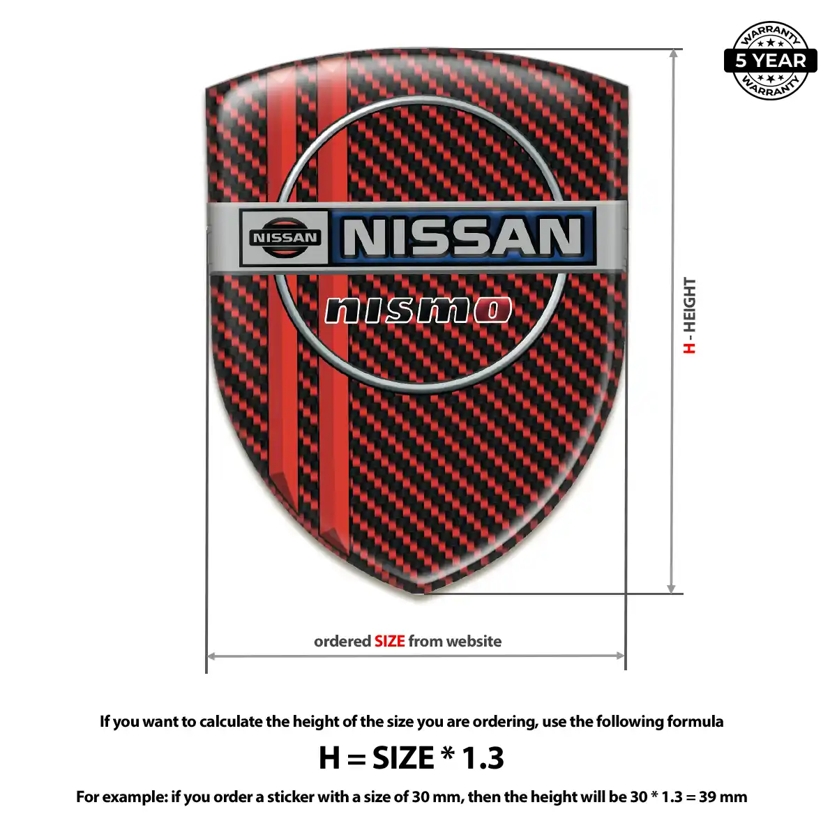 Nissan Silicone Badge Prime Quality