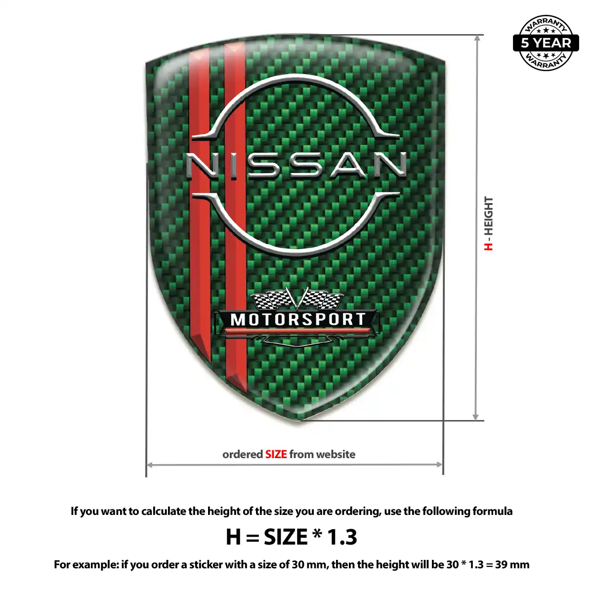 Nissan Silicone Badge Refined Design