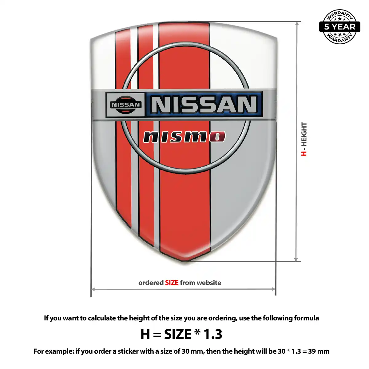 Nissan Silicone Badge Signature Grade