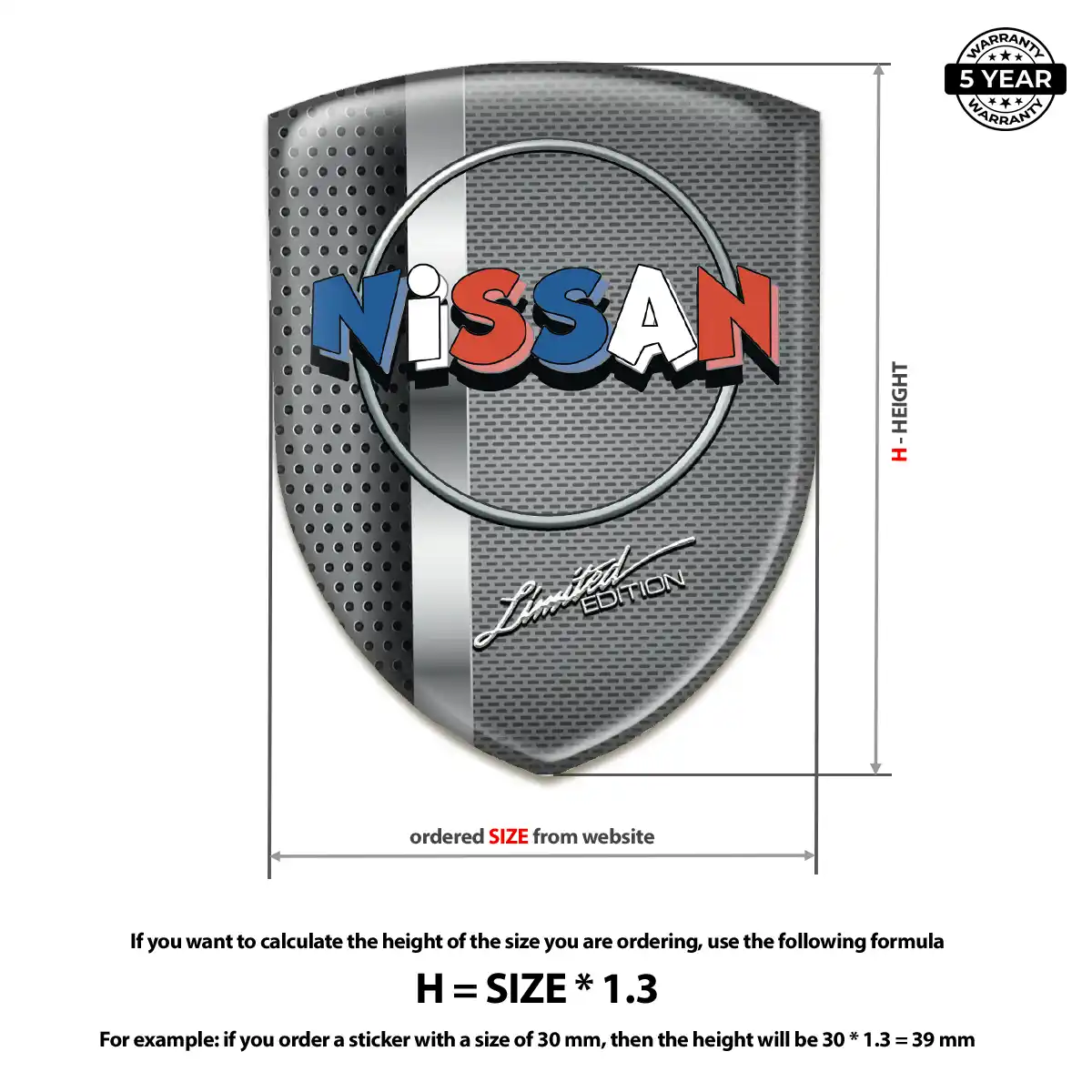 Nissan Silicone Badge Sleek Style