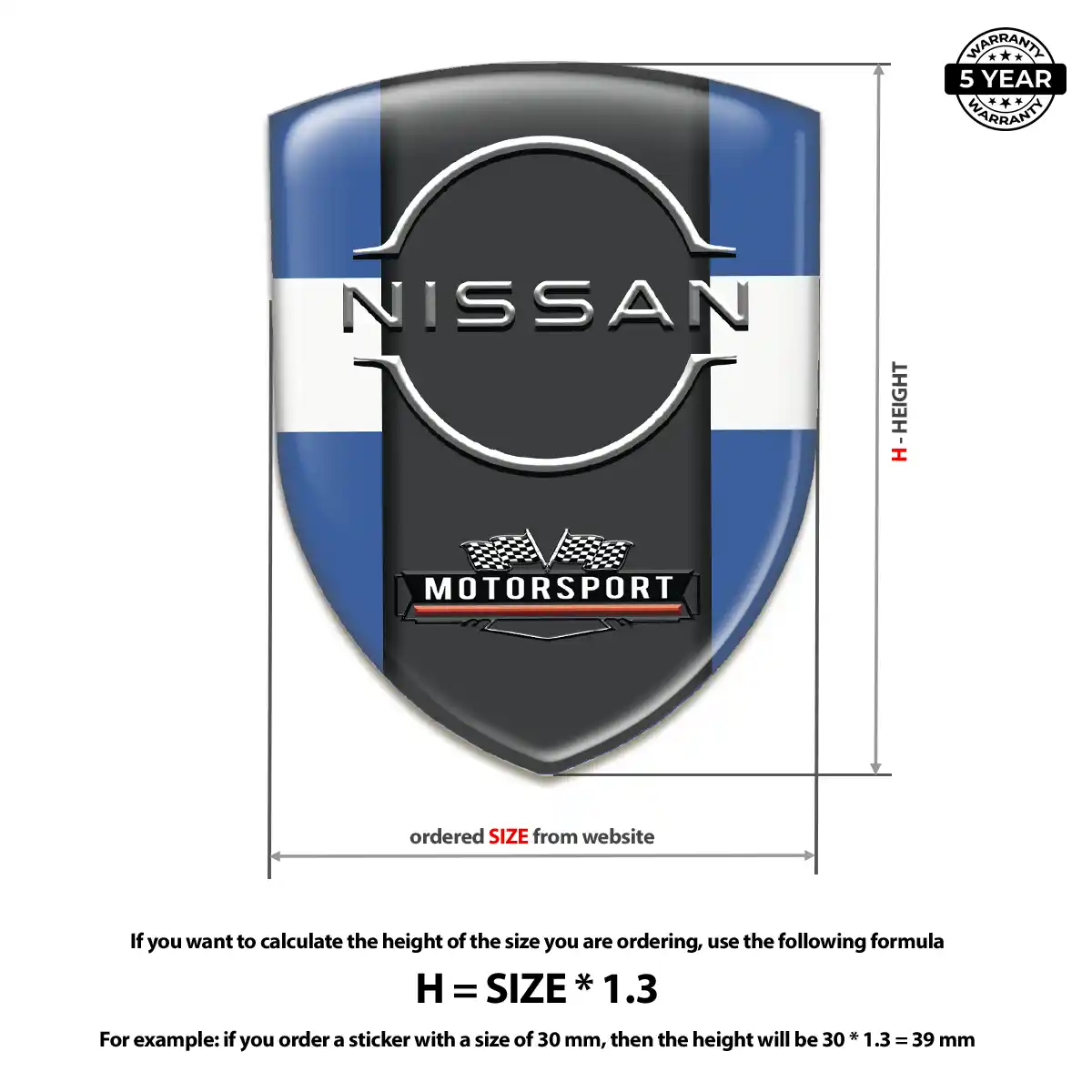 Nissan Silicone Emblem Deluxe Edition