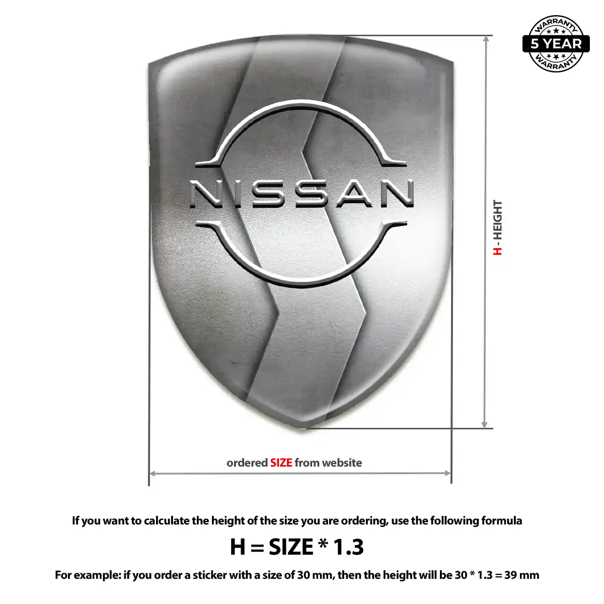 Nissan Silicone Emblem Interior Elegance