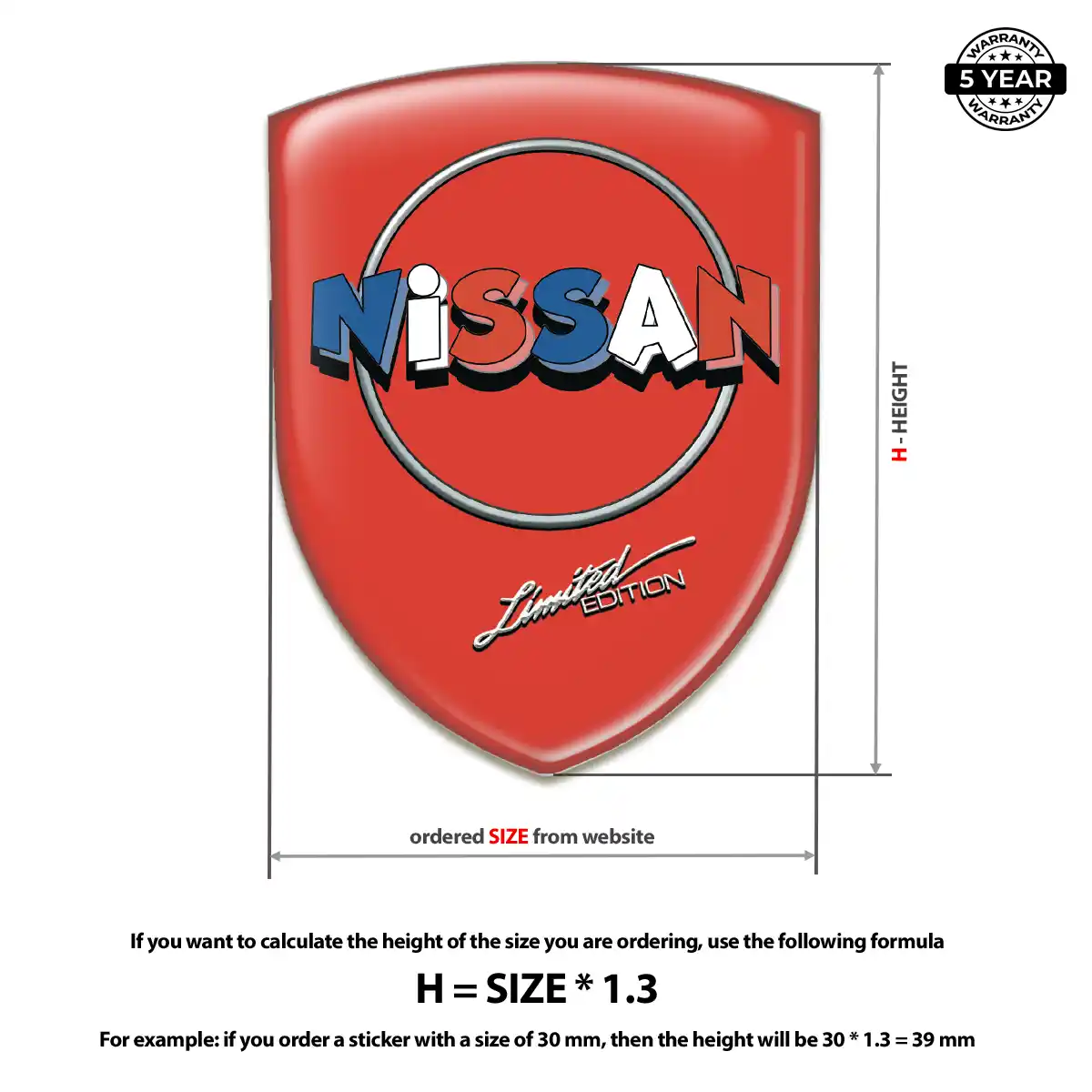 Nissan Silicone Emblem Noble Edition