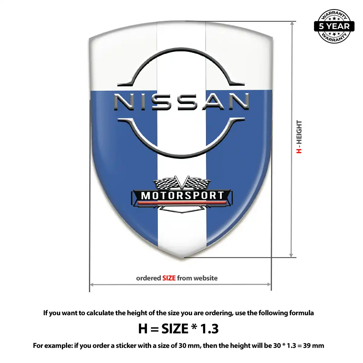 Nissan Silicone Emblem Opulent Line