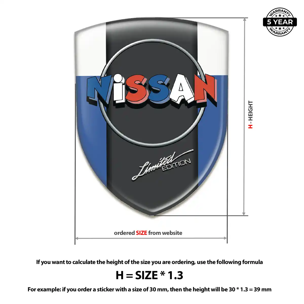 Nissan Silicone Emblem Outer Style