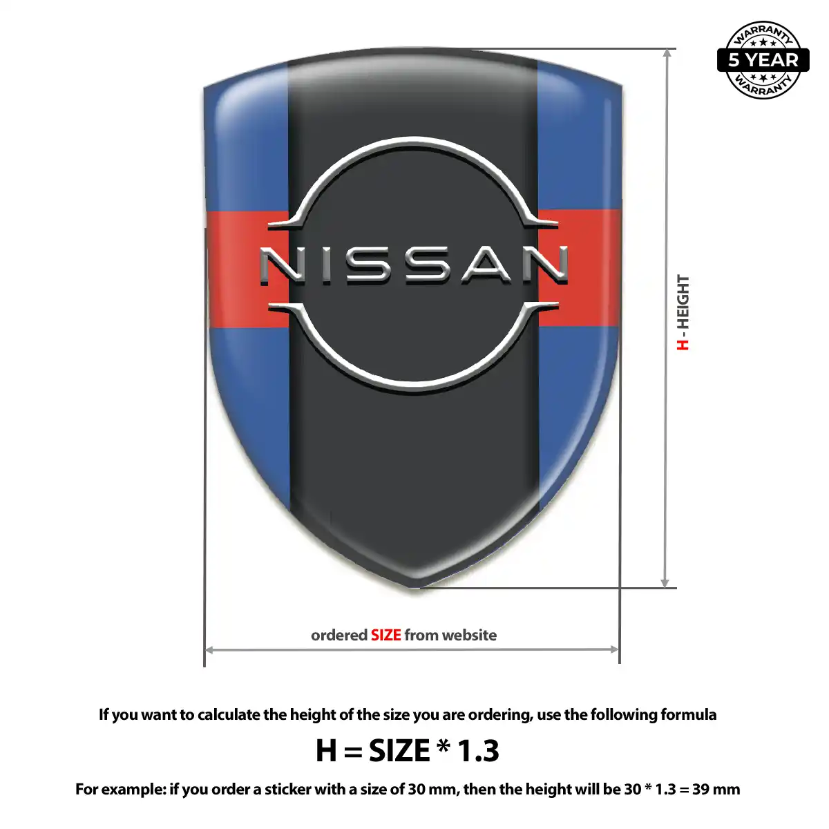 Nissan Silicone Emblem Prime Quality