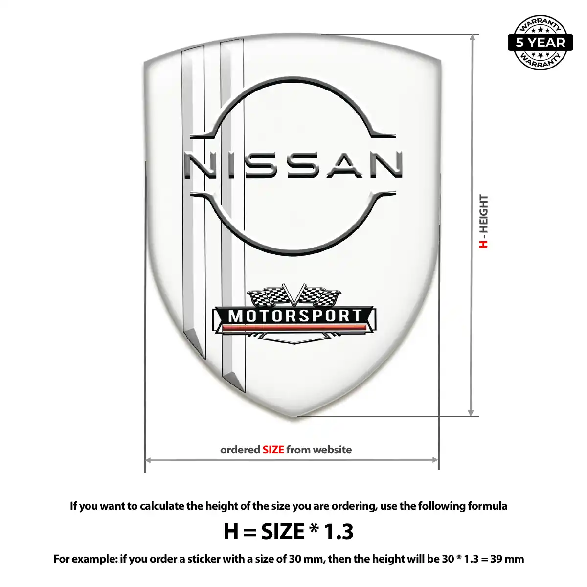 Nissan Silicone Emblem Resin Elite
