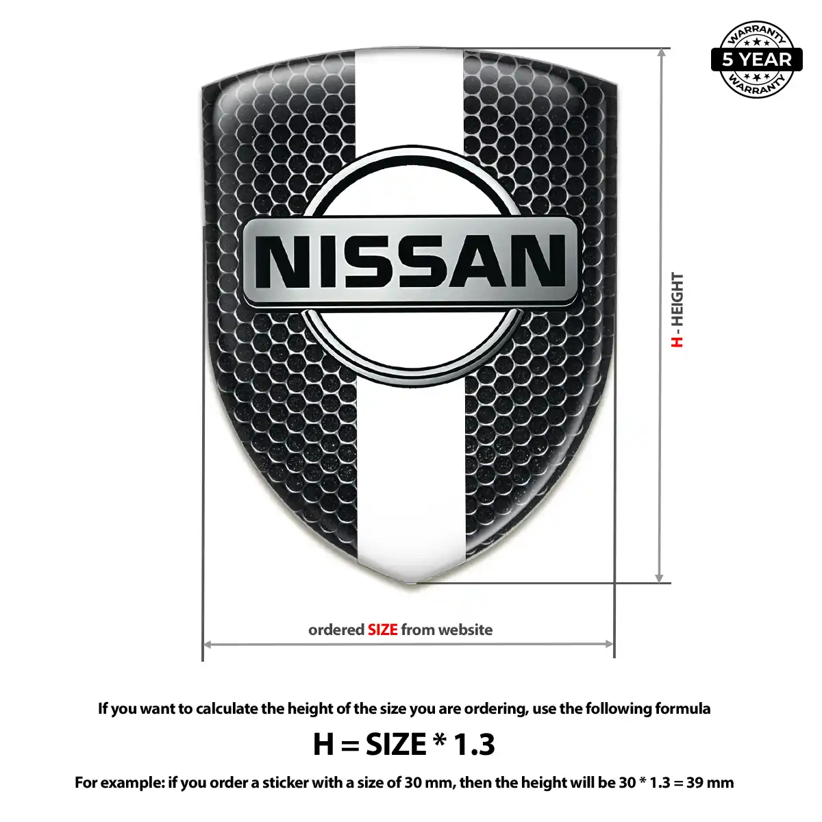 Nissan Silicone Emblem Resin Luxe