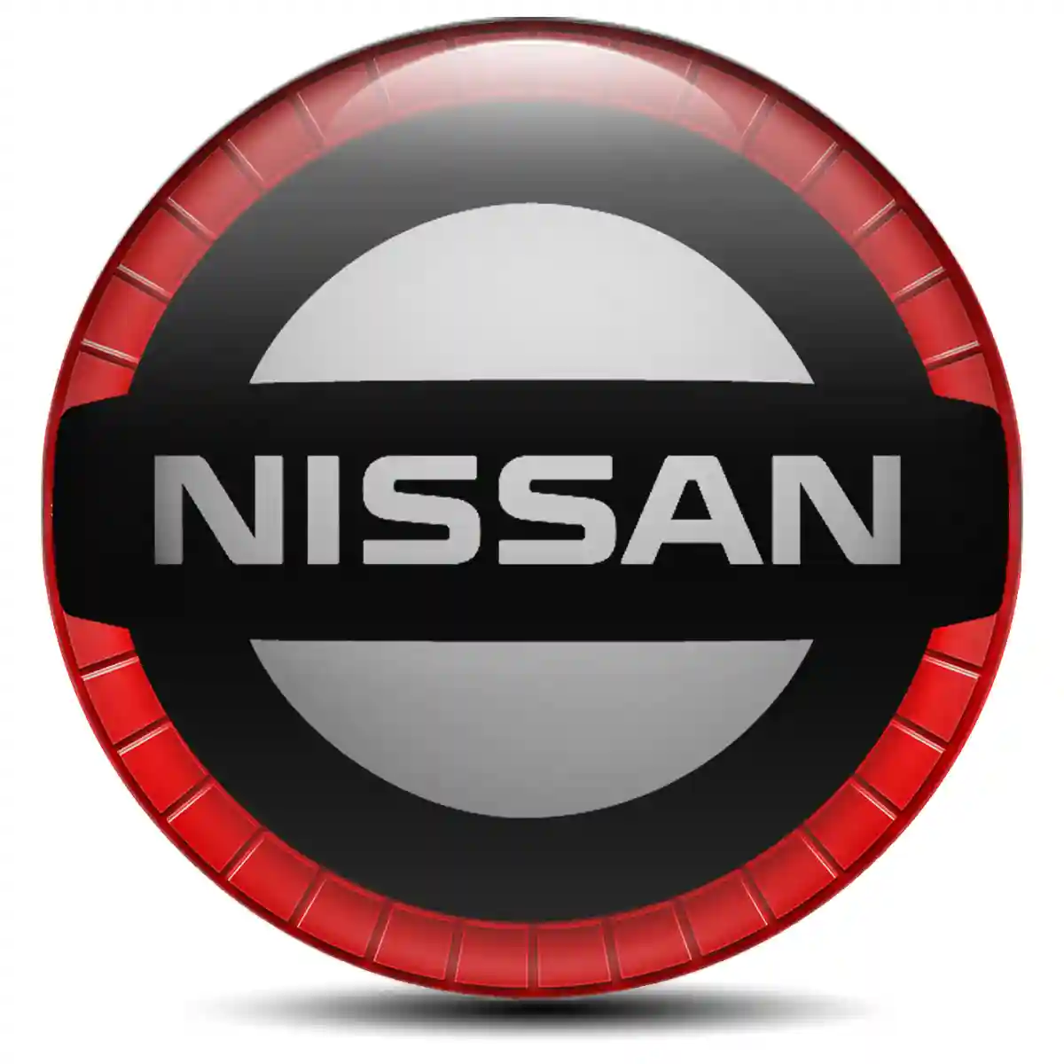 Nissan Silicone Emblem Self-Adhesive Elite Finish