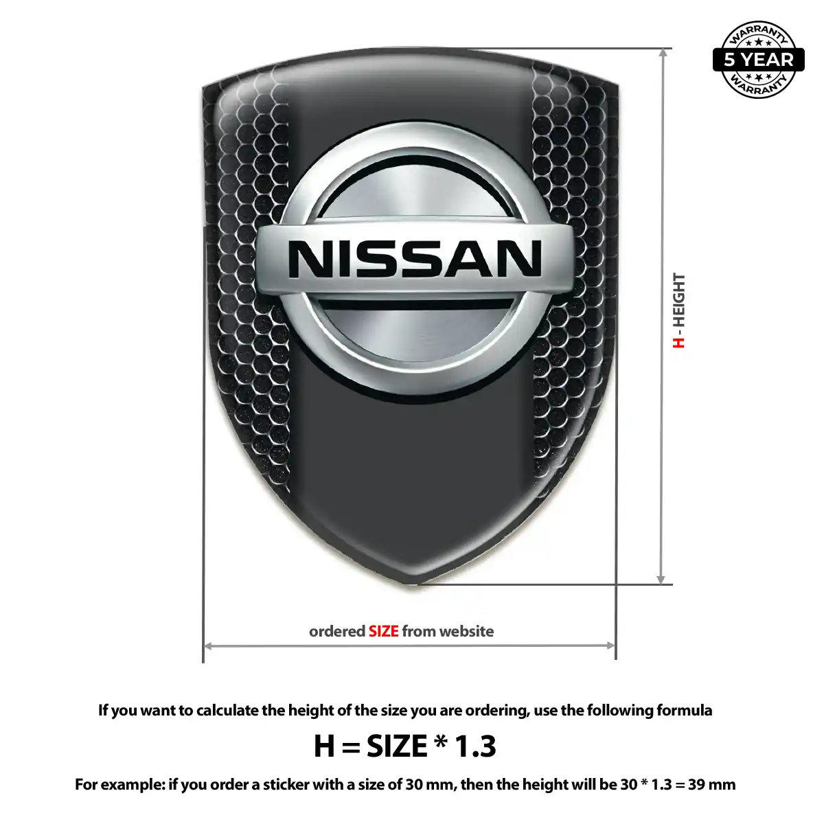 Nissan Silicone Emblem Signature Grade