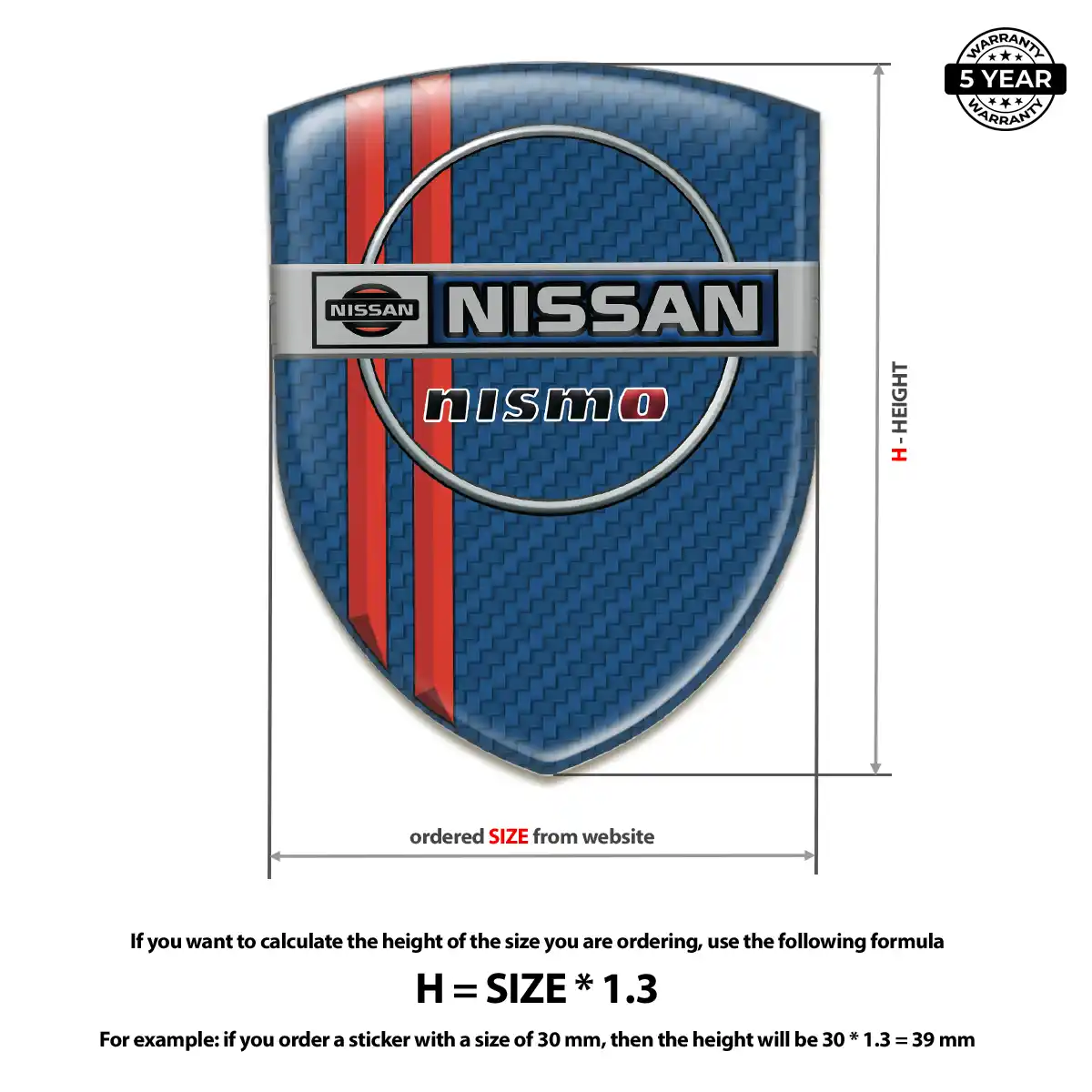 Nissan Silicone Sticker Elite Edition