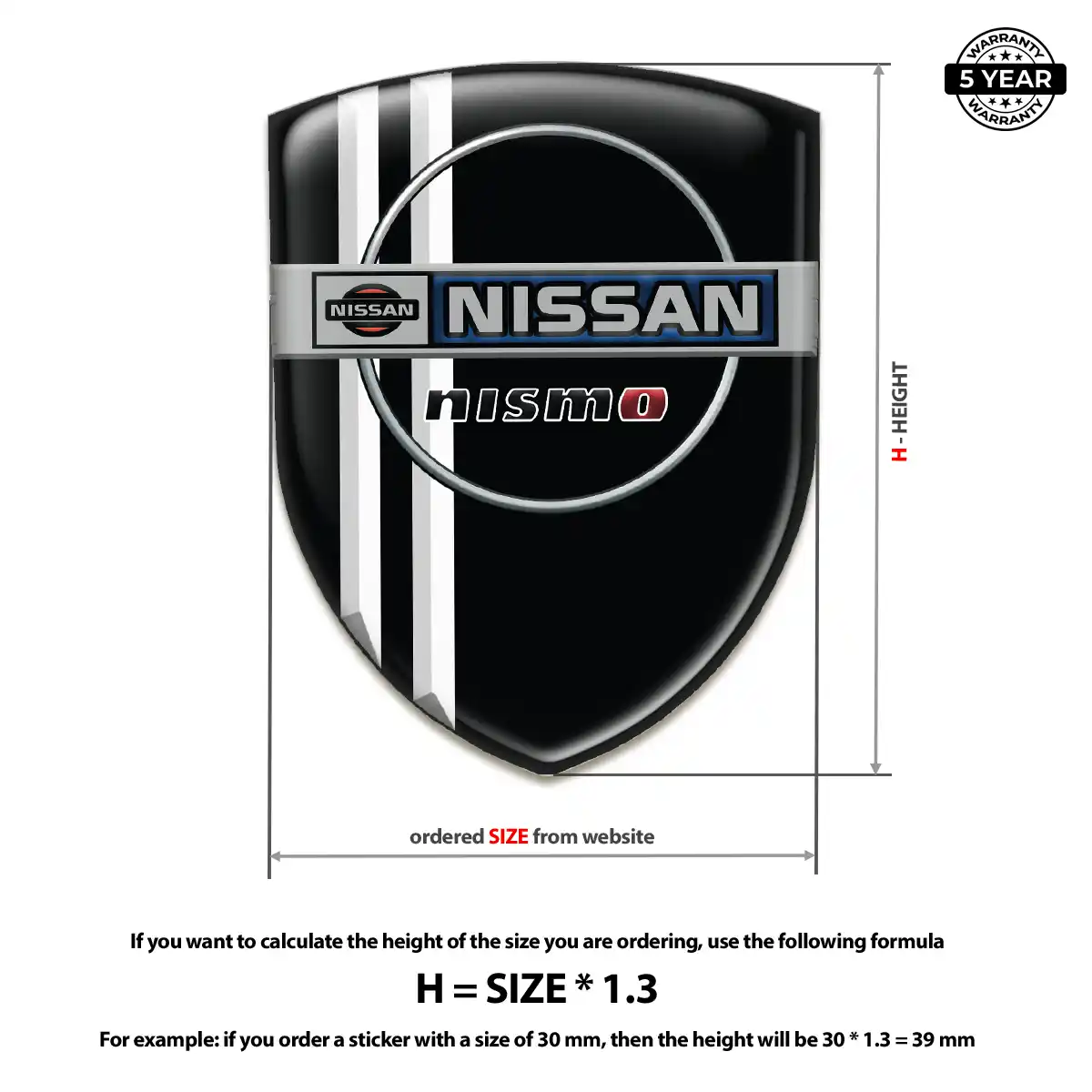 Nissan Silicone Sticker Exclusive Series
