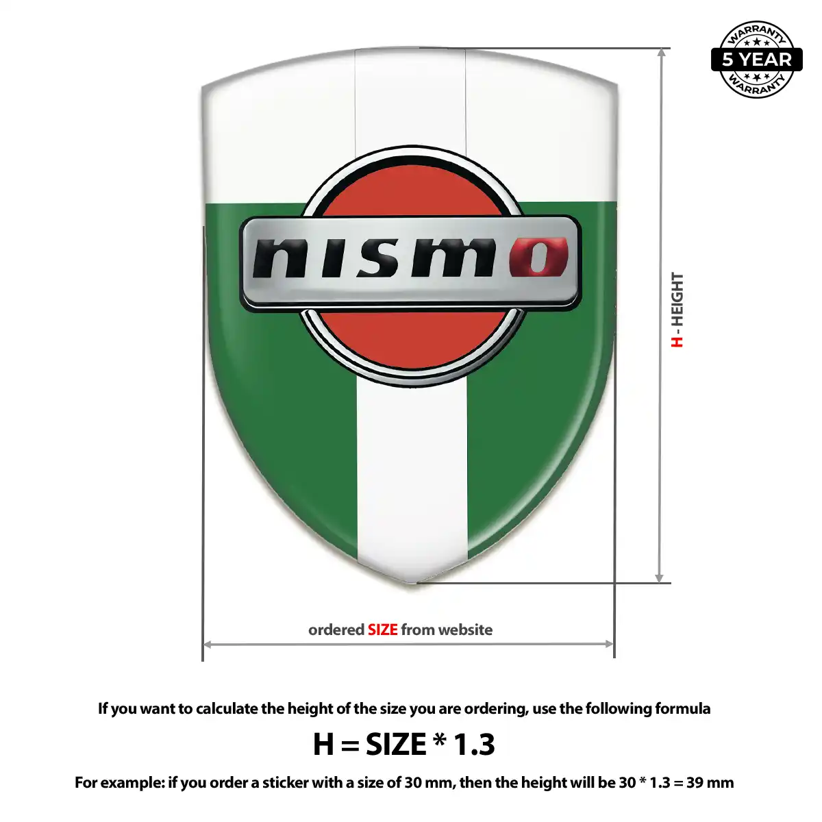 Nissan Silicone Sticker Interior Luxe