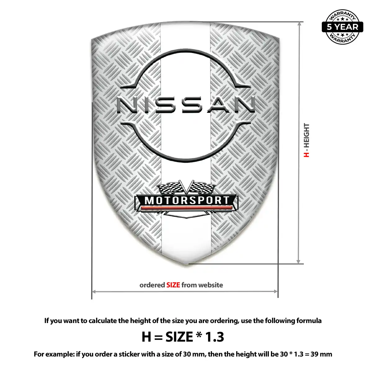Nissan Silicone Sticker Street Tuning