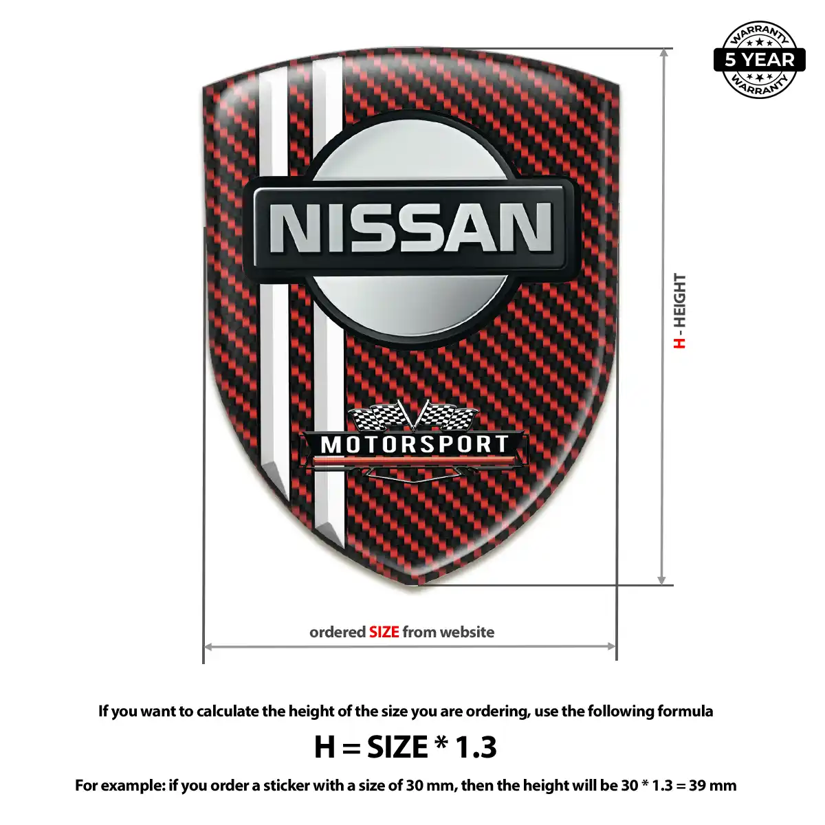 Nissan Sticker Cabin Style