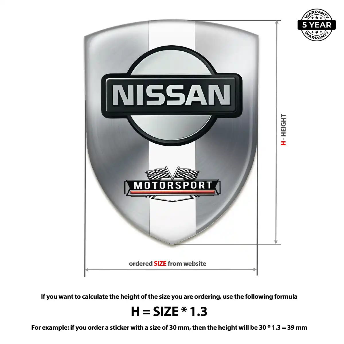 Nissan Sticker Deluxe Edition