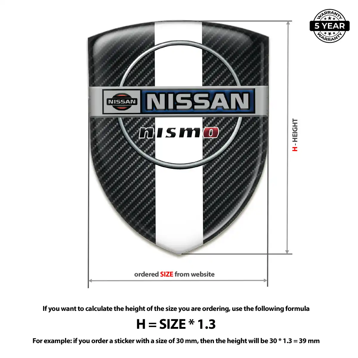 Nissan Sticker Prestige Line