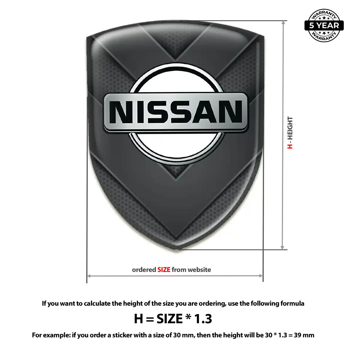 Nissan Sticker Prime Quality