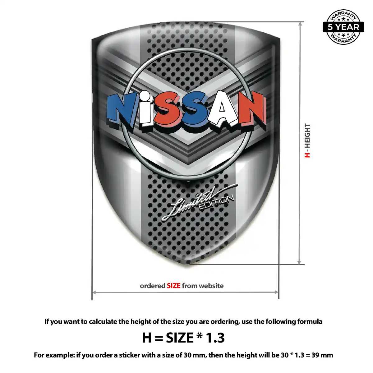 Nissan Sticker Refined Design