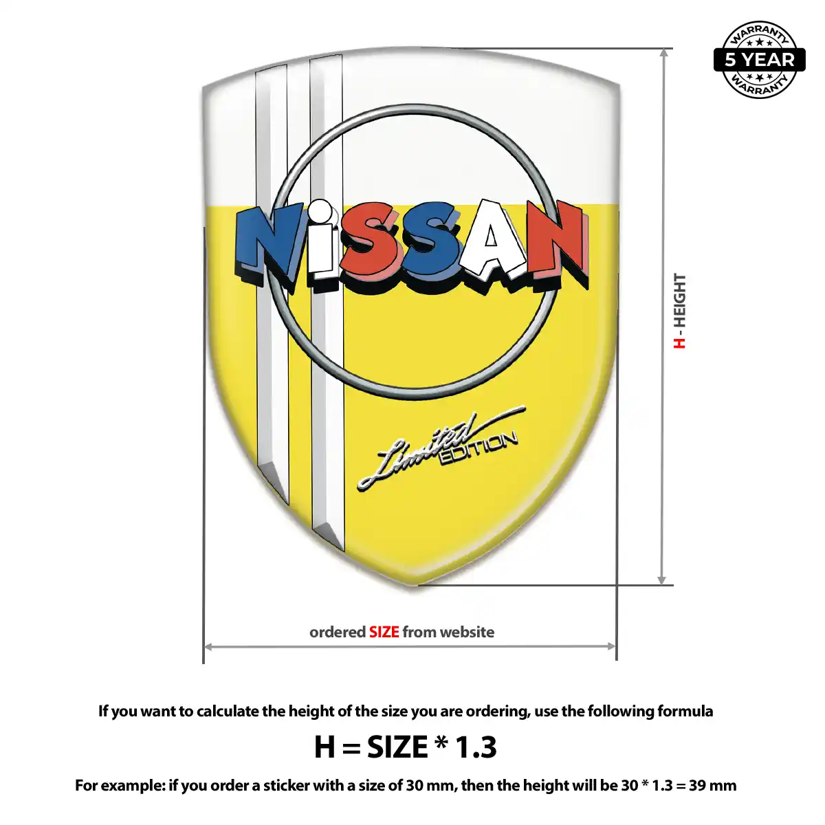 Nissan Sticker Signature Grade
