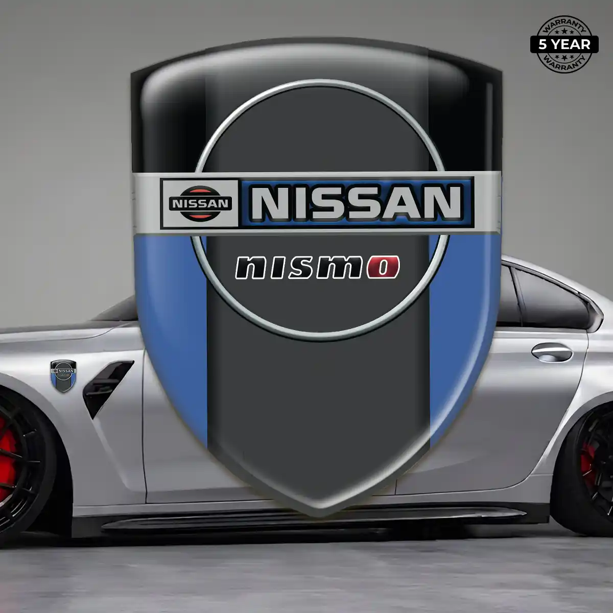 Nissan Vehicle Logo Sticker Interior Elegance