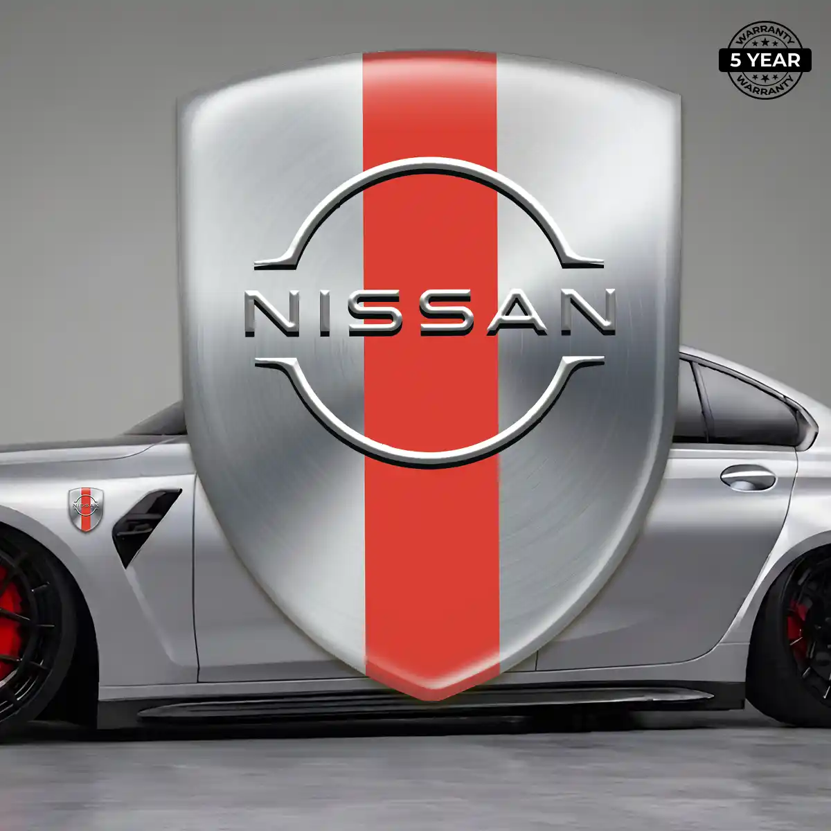 Nissan Vehicle Logo Sticker Premium Dome