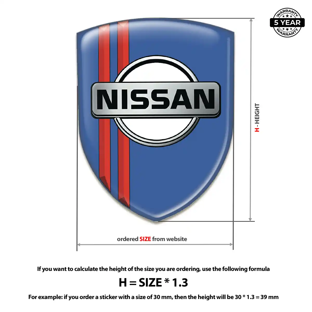 Nissan Vehicle Logo Sticker Sleek Style