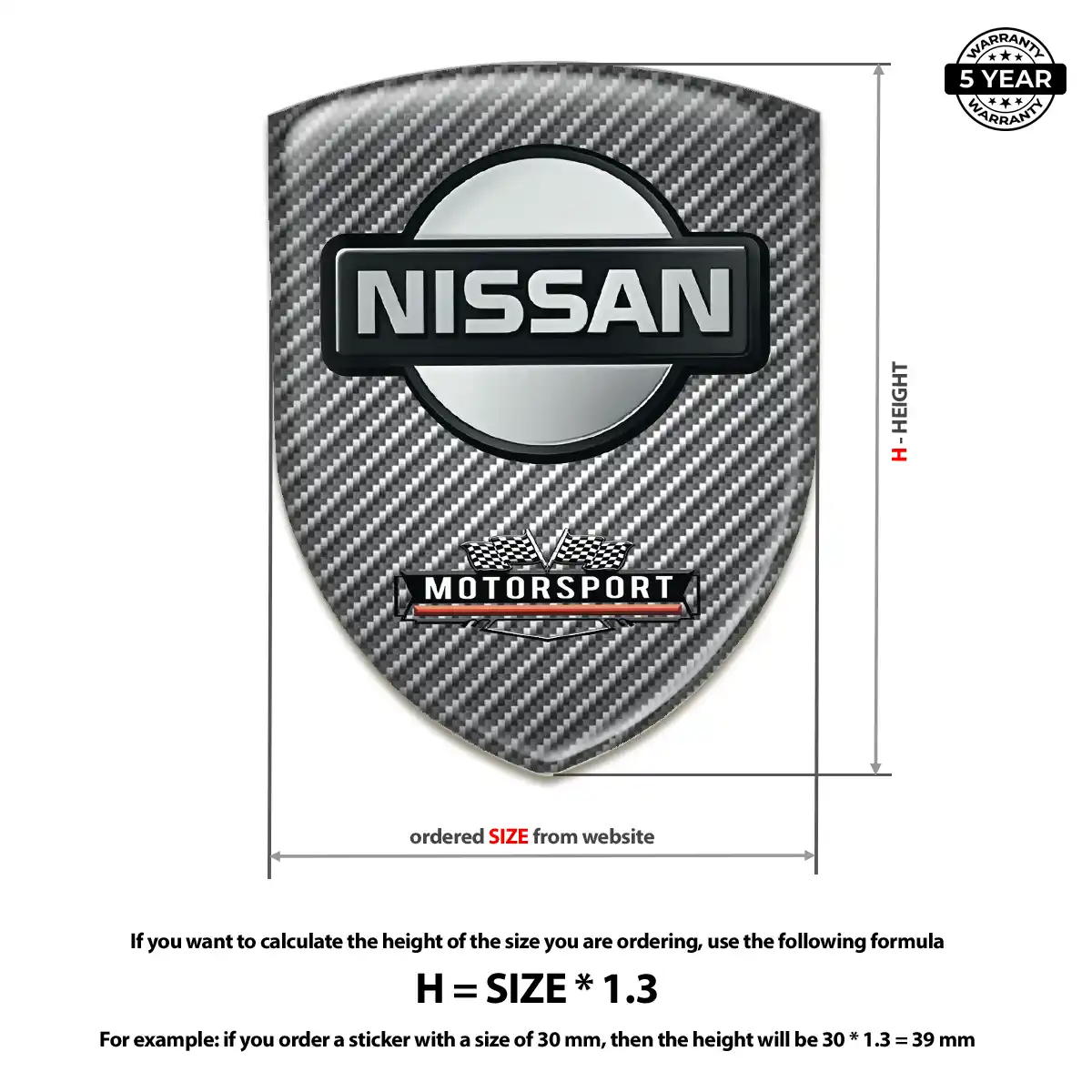 Nissan Vehicle Logo Sticker Street Tuning