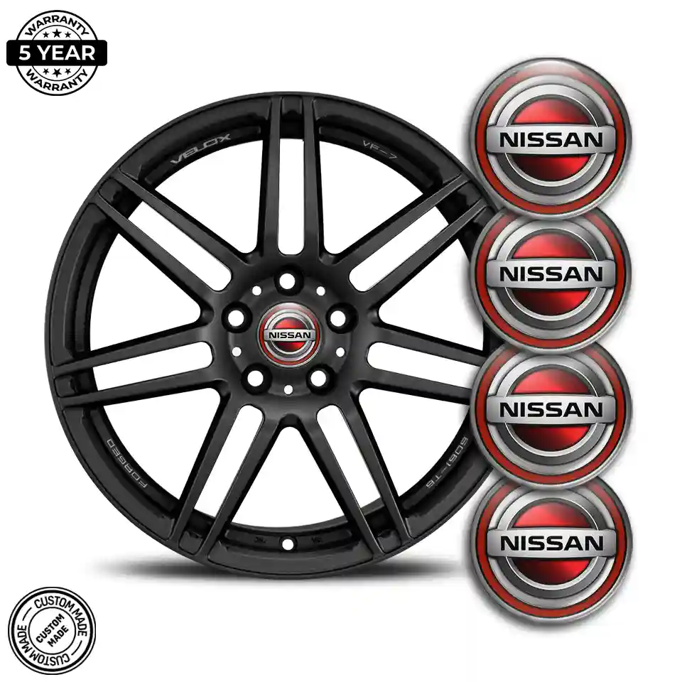 Nissan Wheel Emblem Self-Adhesive Sleek Style