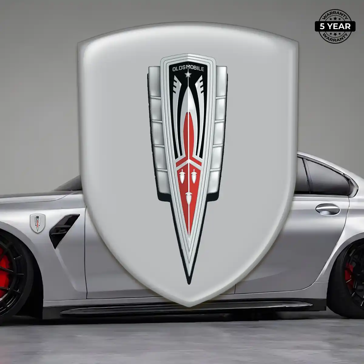 Oldsmobile 3D Badge Sticker Elite Finish