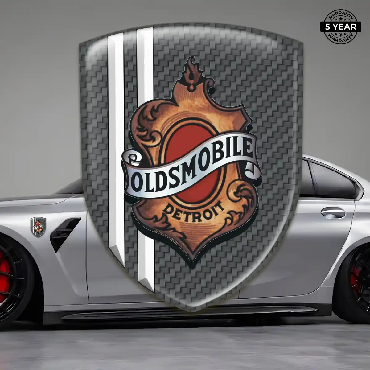 Oldsmobile 3D Badge Sticker Exterior Luxe