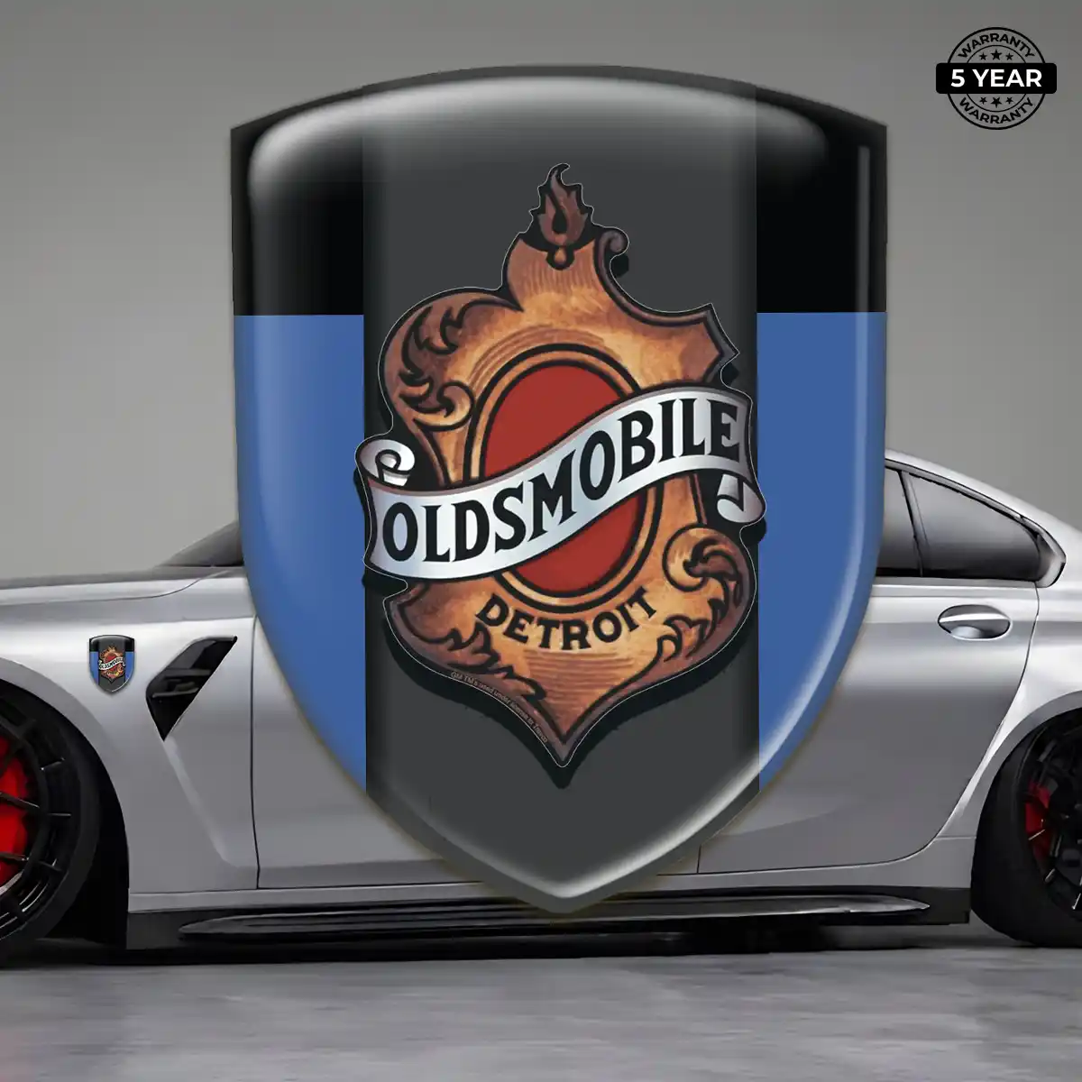 Oldsmobile 3D Badge Sticker Interior Luxe