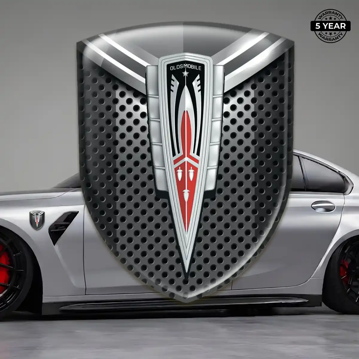 Oldsmobile 3D Badge Sticker Premium Dome