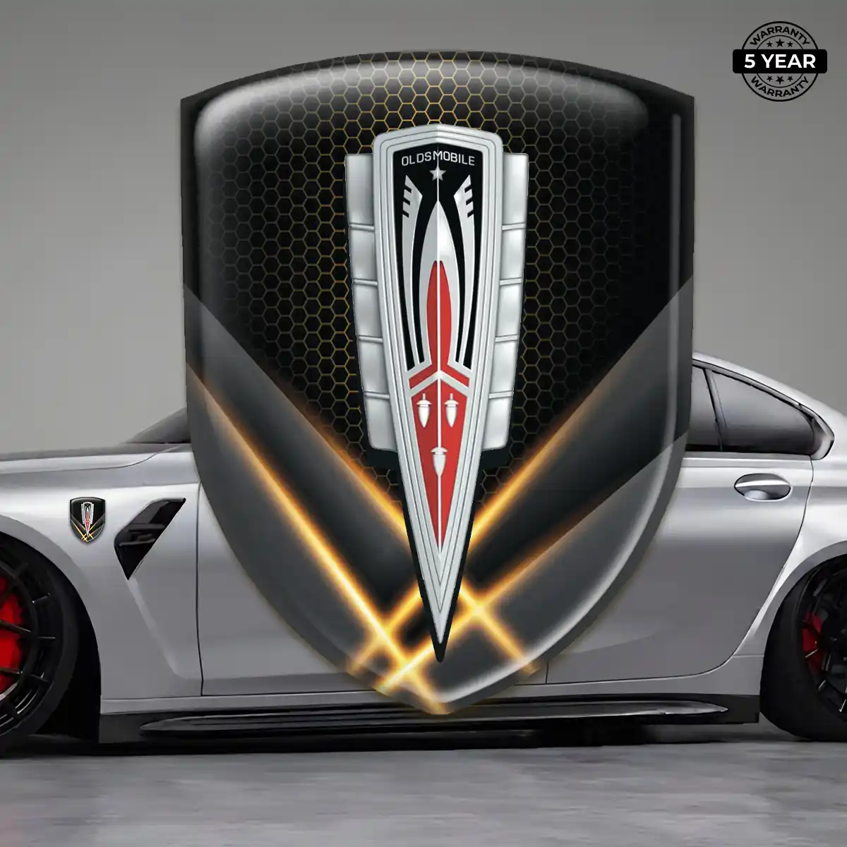 Oldsmobile 3D Badge Sticker Resin Elite