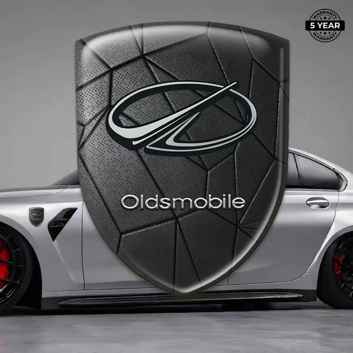 Oldsmobile 3D Badge Sticker Resin Luxe