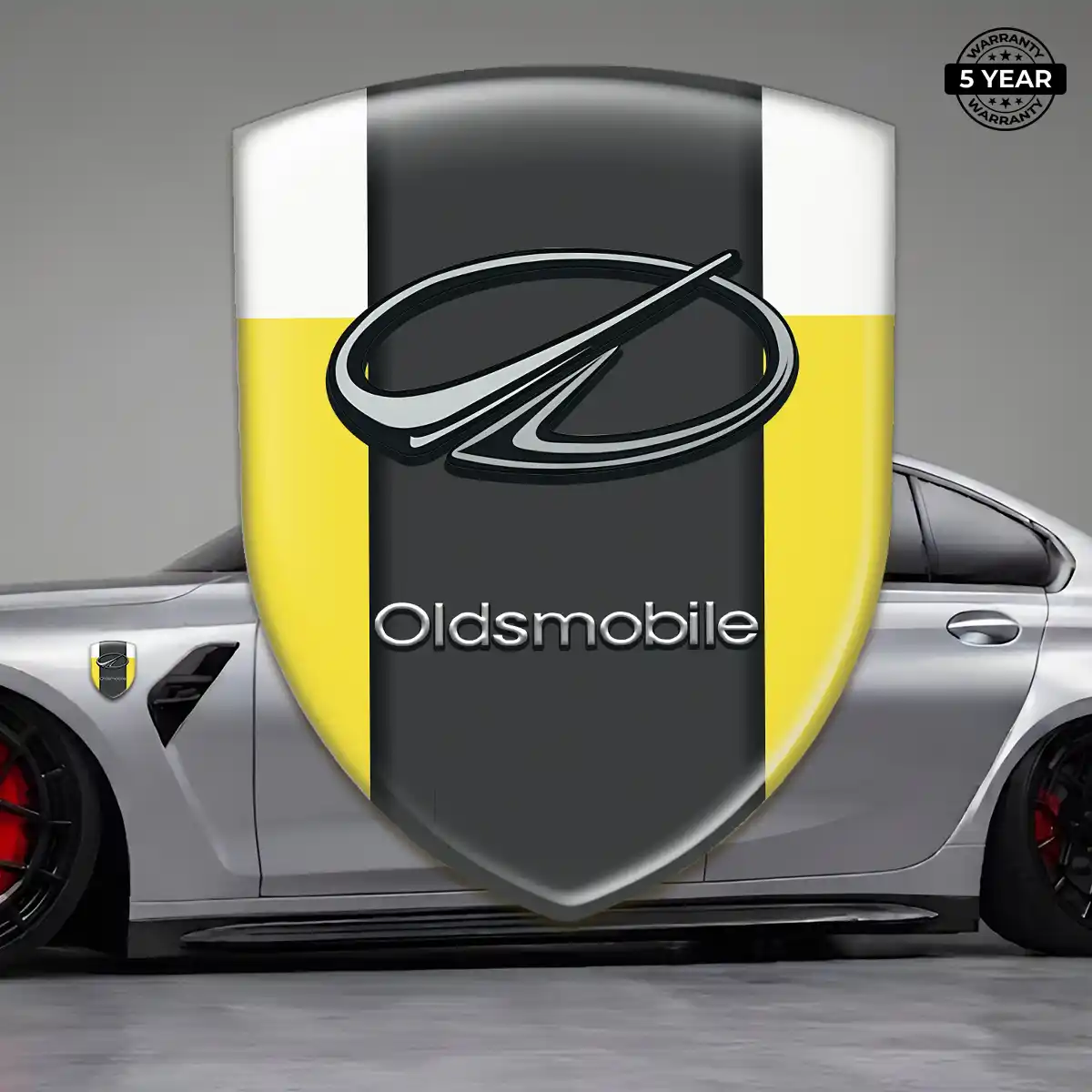 Oldsmobile 3D Badge Sticker Signature Grade