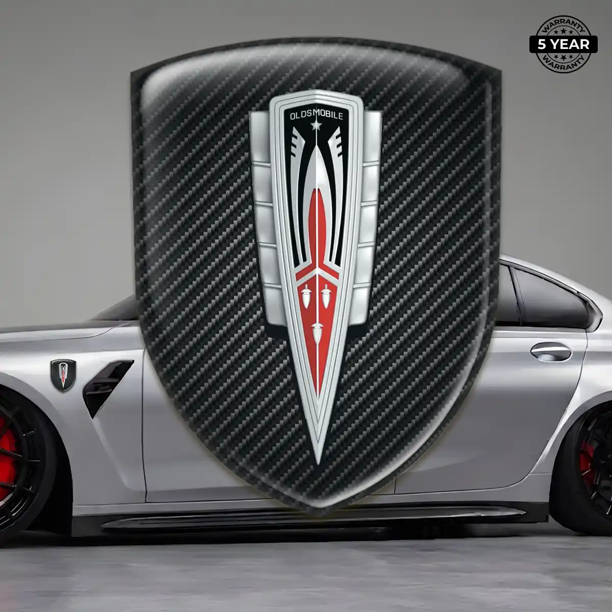 Oldsmobile 3D Domed Sticker Deluxe Edition