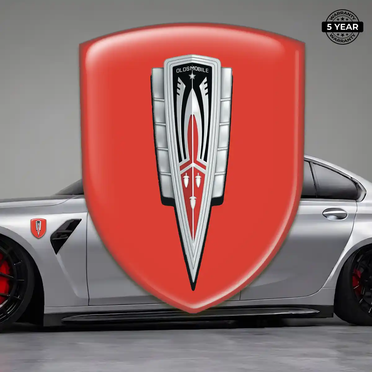 Oldsmobile 3D Domed Sticker Refined Design