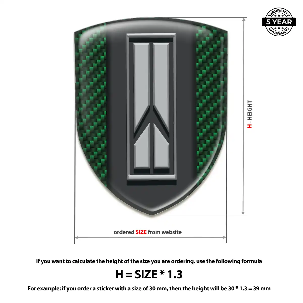 Oldsmobile 3D Domed Sticker Resin Elite