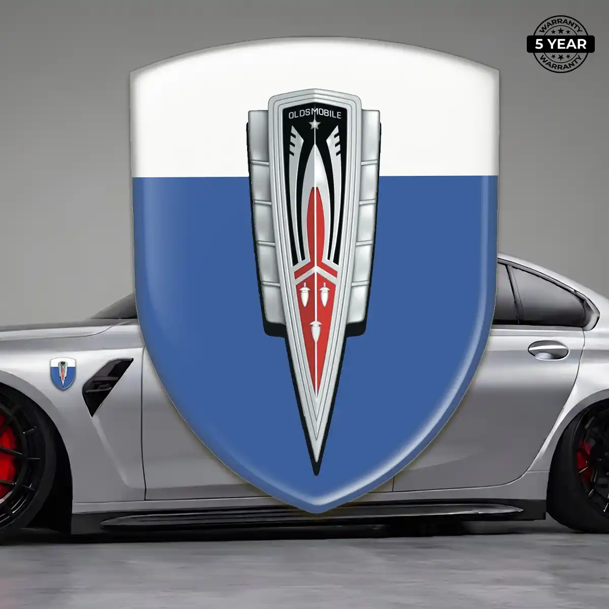 Oldsmobile 3D Domed Sticker Resin Luxe