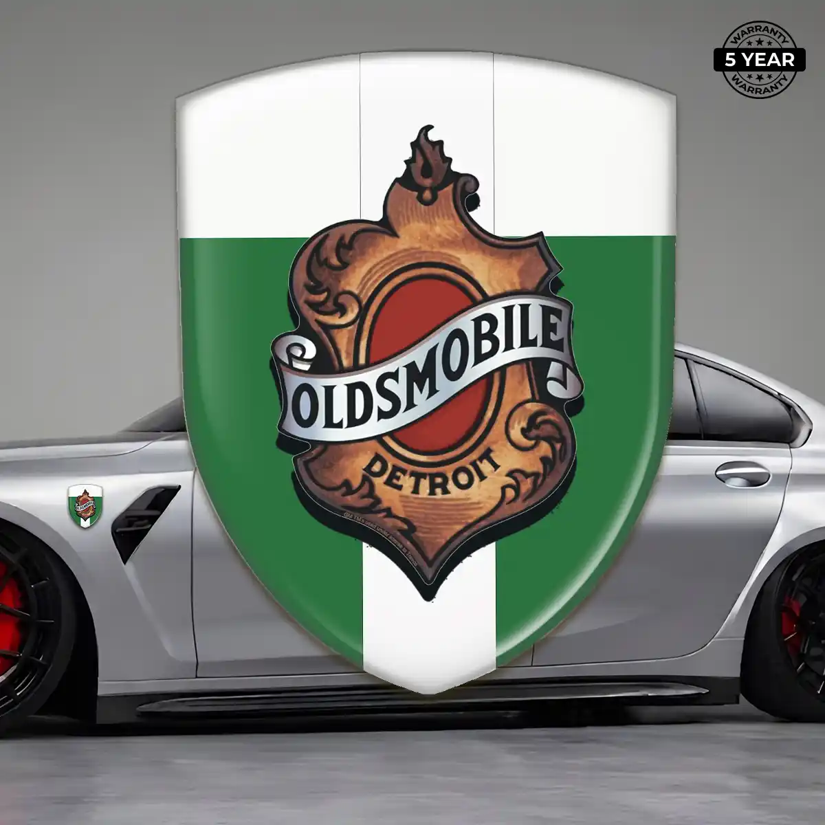 Oldsmobile 3D Emblem Sticker Deluxe Edition