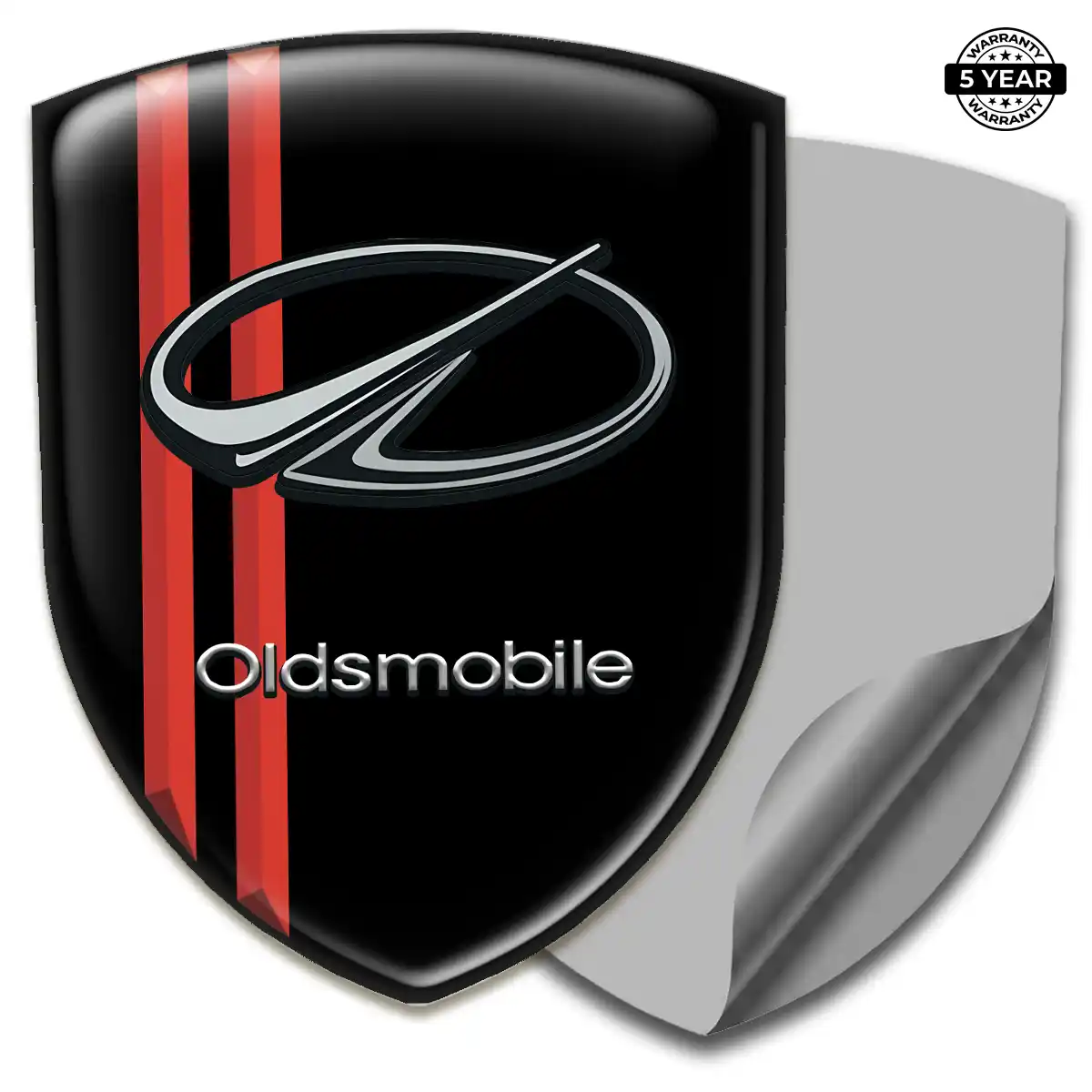 Oldsmobile 3D Emblem Sticker Elite Finish