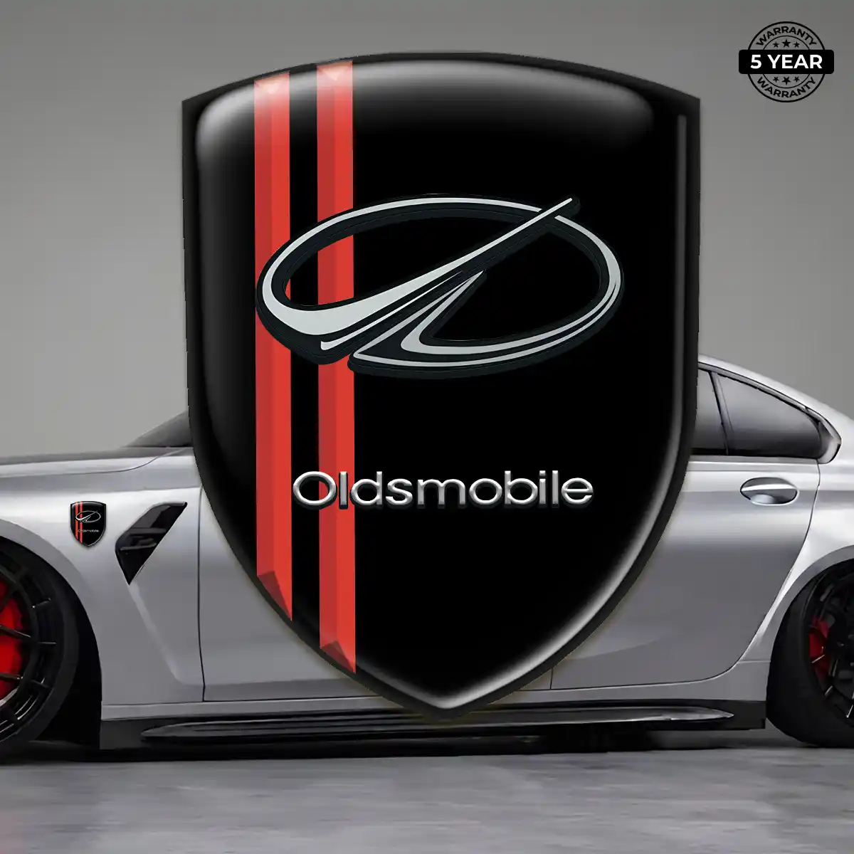 Oldsmobile 3D Emblem Sticker Elite Finish