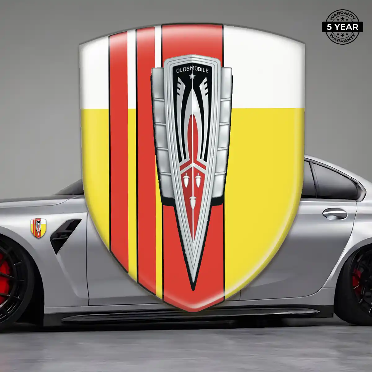 Oldsmobile 3D Emblem Sticker Exterior Luxe
