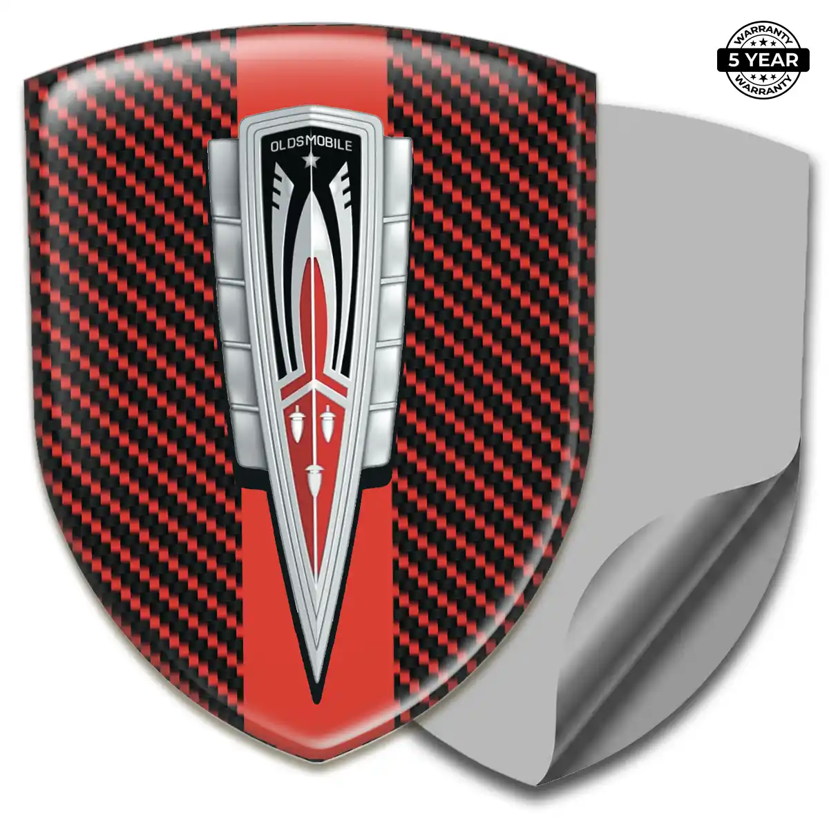 Oldsmobile 3D Emblem Sticker Opulent Line