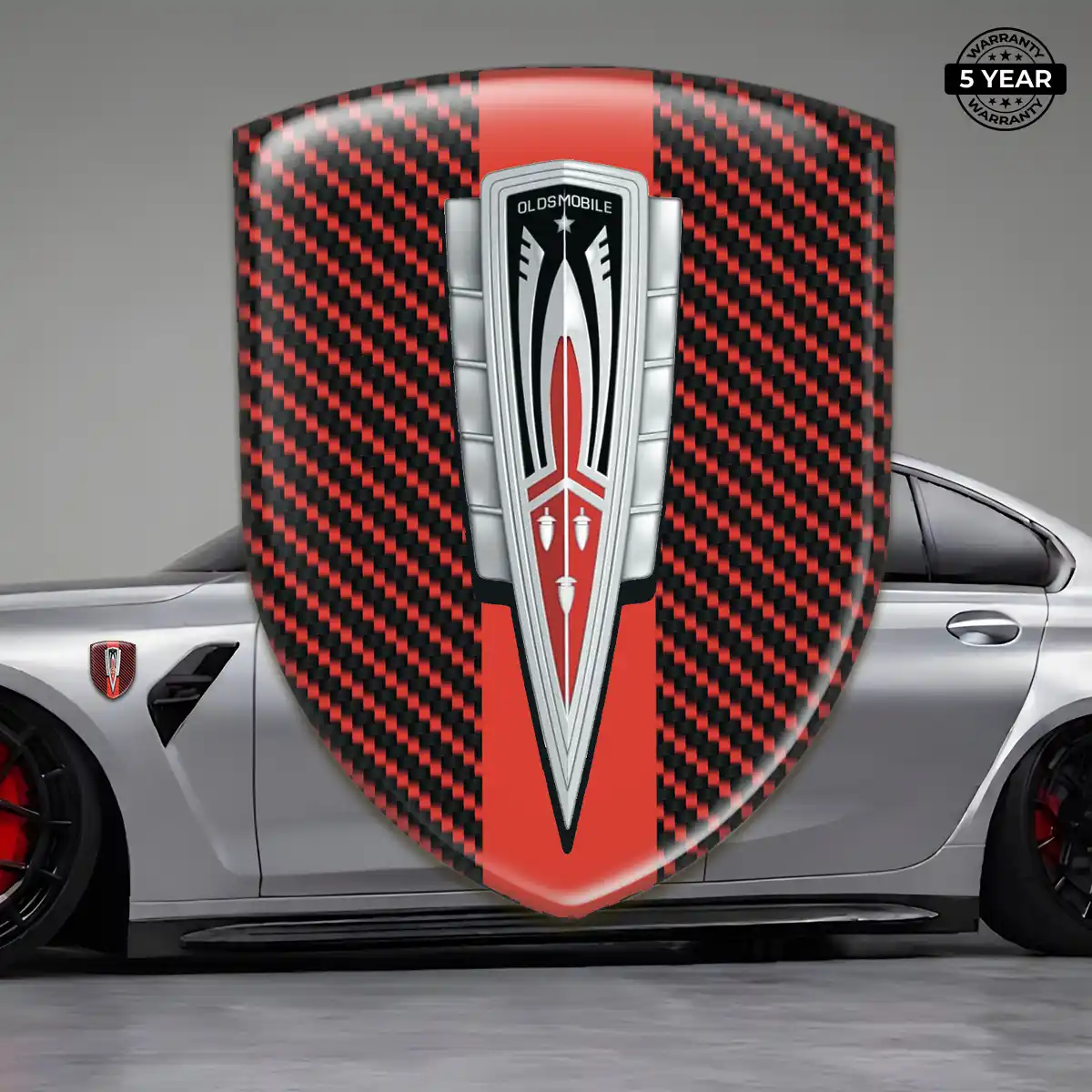 Oldsmobile 3D Emblem Sticker Opulent Line