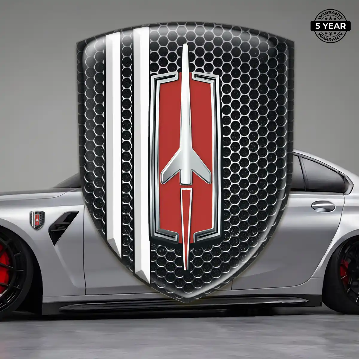 Oldsmobile 3D Emblem Sticker Premium Dome