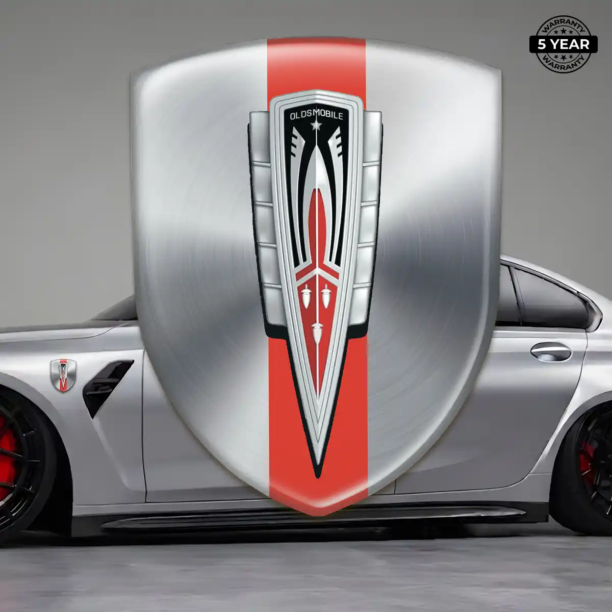 Oldsmobile 3D Emblem Sticker Prime Quality