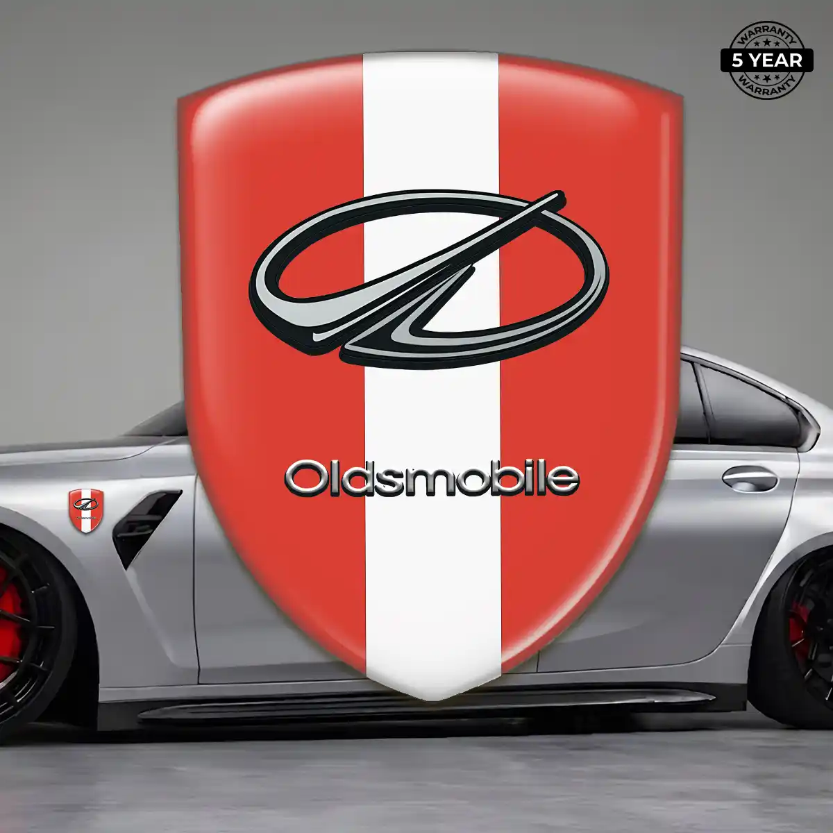 Oldsmobile 3D Emblem Sticker Resin Elite