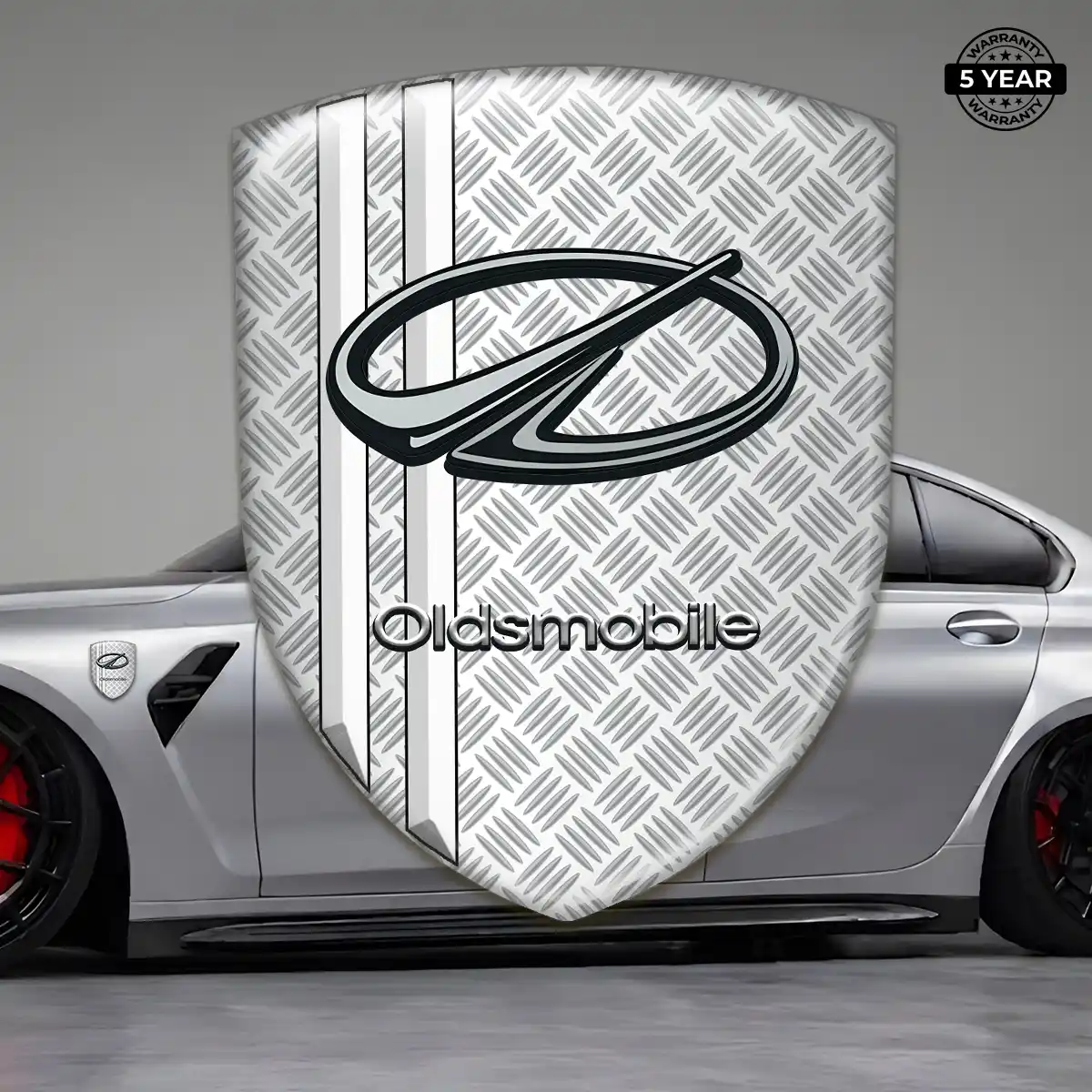 Oldsmobile 3D Emblem Sticker Signature Grade